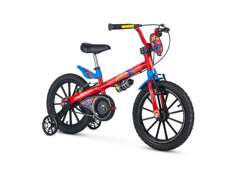 Bicicleta Nathor Aro 16 Homem Aranha

