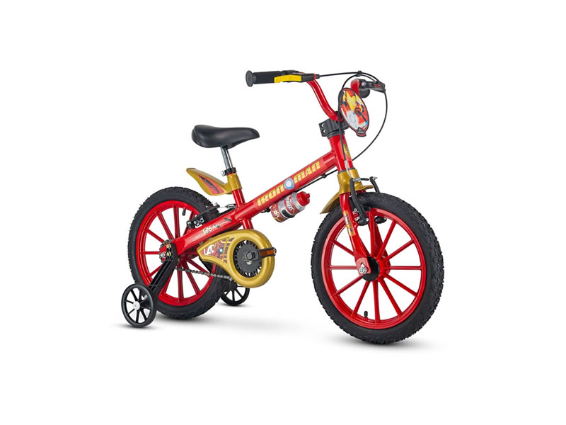 Bicicleta Nathor Aro 16 Homem De Ferro 
